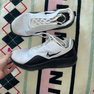 Nike White and Black Air Max